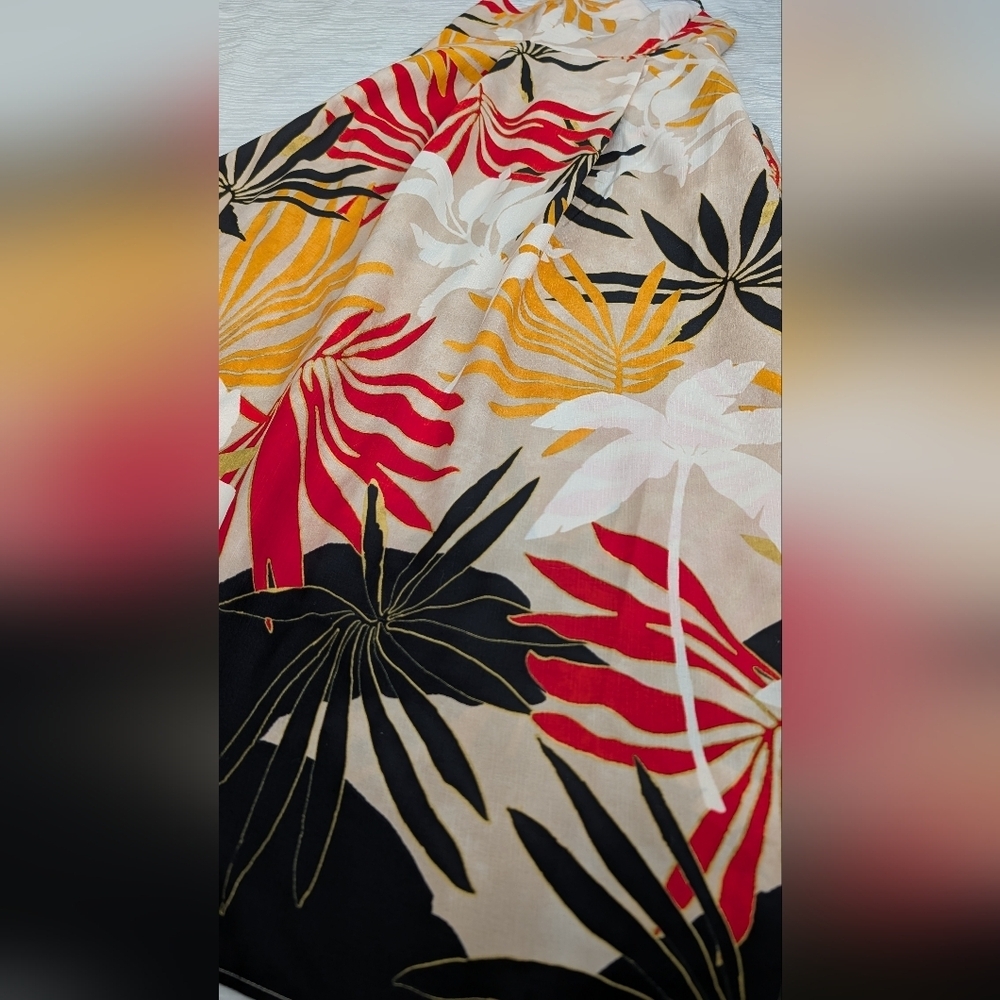 NWOT Rachel Zoe Tropical Print Maxi Dress Size S. - Picture 14 of 16